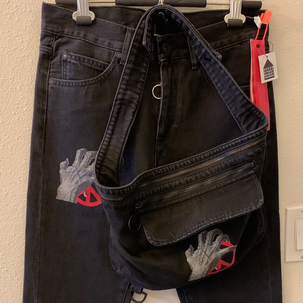 NEW Off-white black jeans underoffwhitecovers